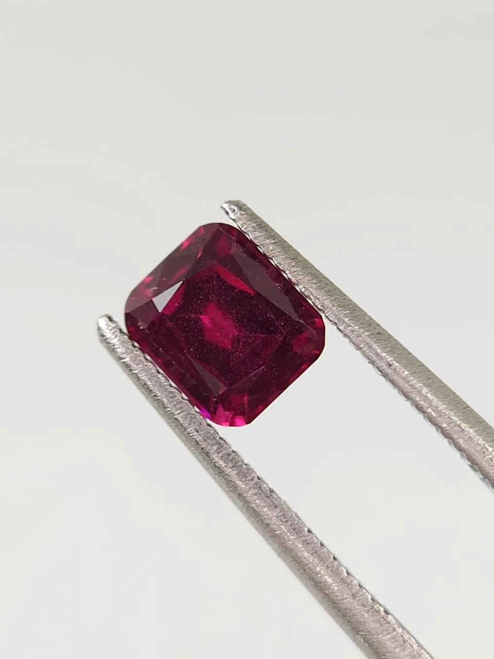 1.1ct Natural Cushion Cut Rhodolite Garnet from Tanzania — view 5
